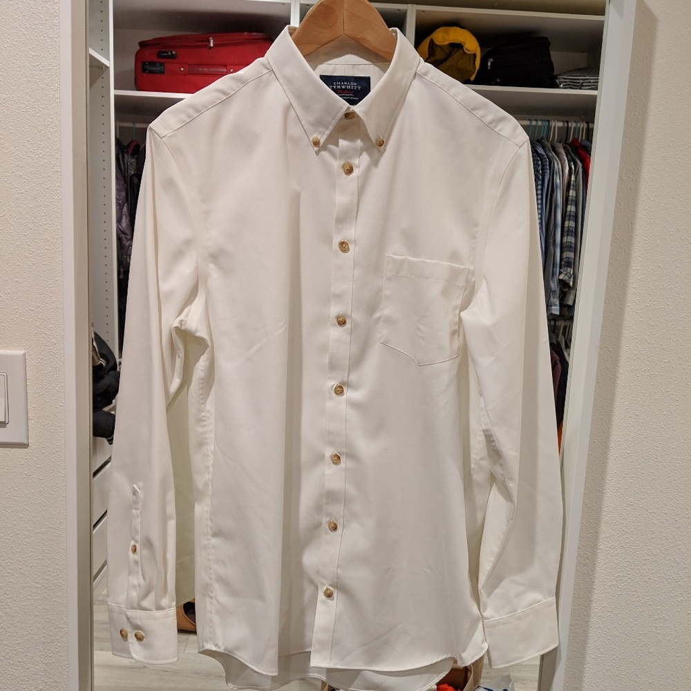 Charles Tyrwhitt Weekend Extra Slim Fit Shirt Whit